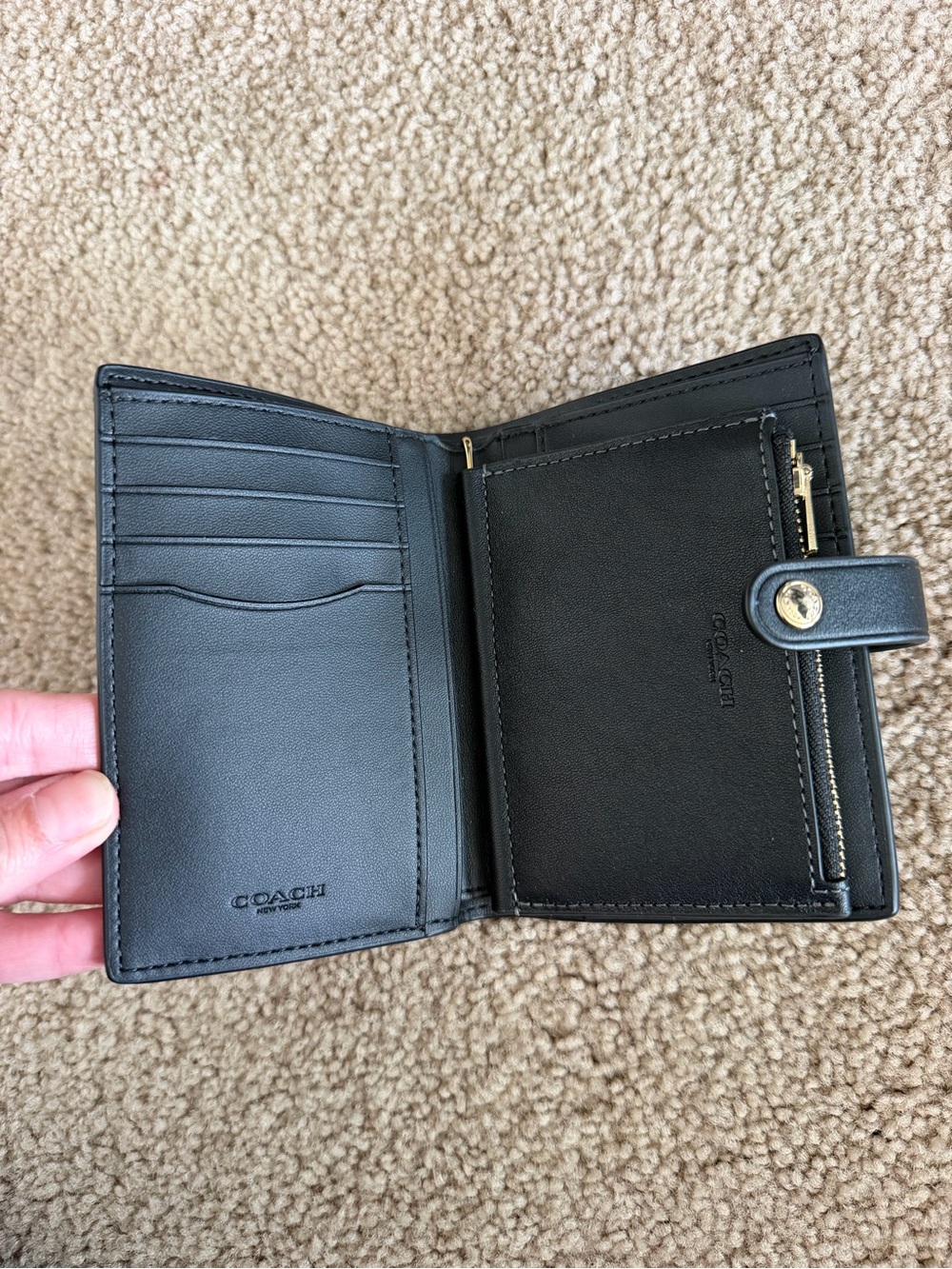 SOLD***Authentic Coach Brooklyn SB 28 in Black with Coach 2 in 1 Black - Picture 12 of 13